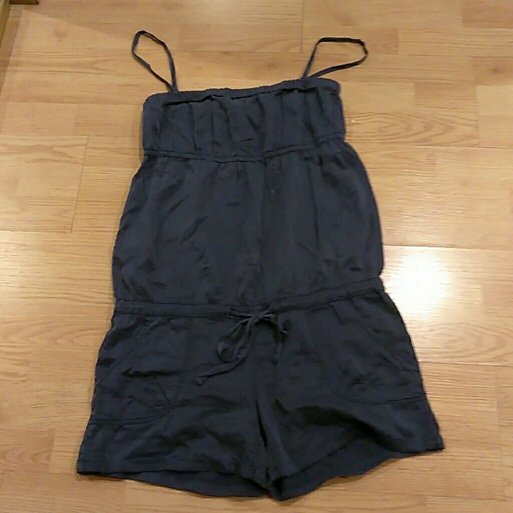 Silk romper